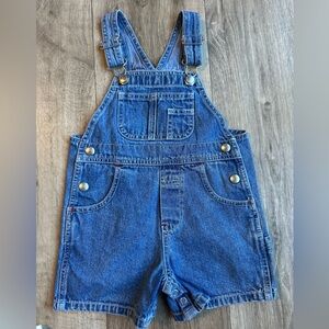 Vintage GAP Blue Denim Kids short Overalls